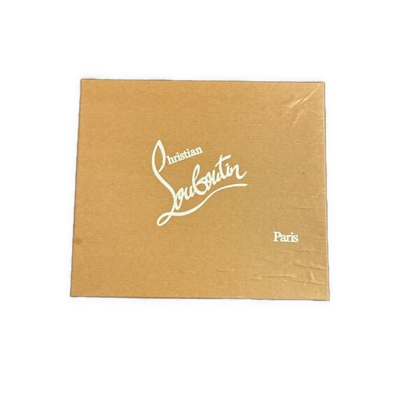christian louboutin Tan White Shoe Box Gift Box - Picture 1 of 1